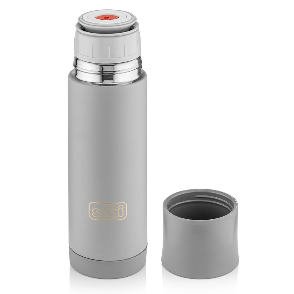 SEBİ PRIME Çelik Termos 400 ml (Gri)