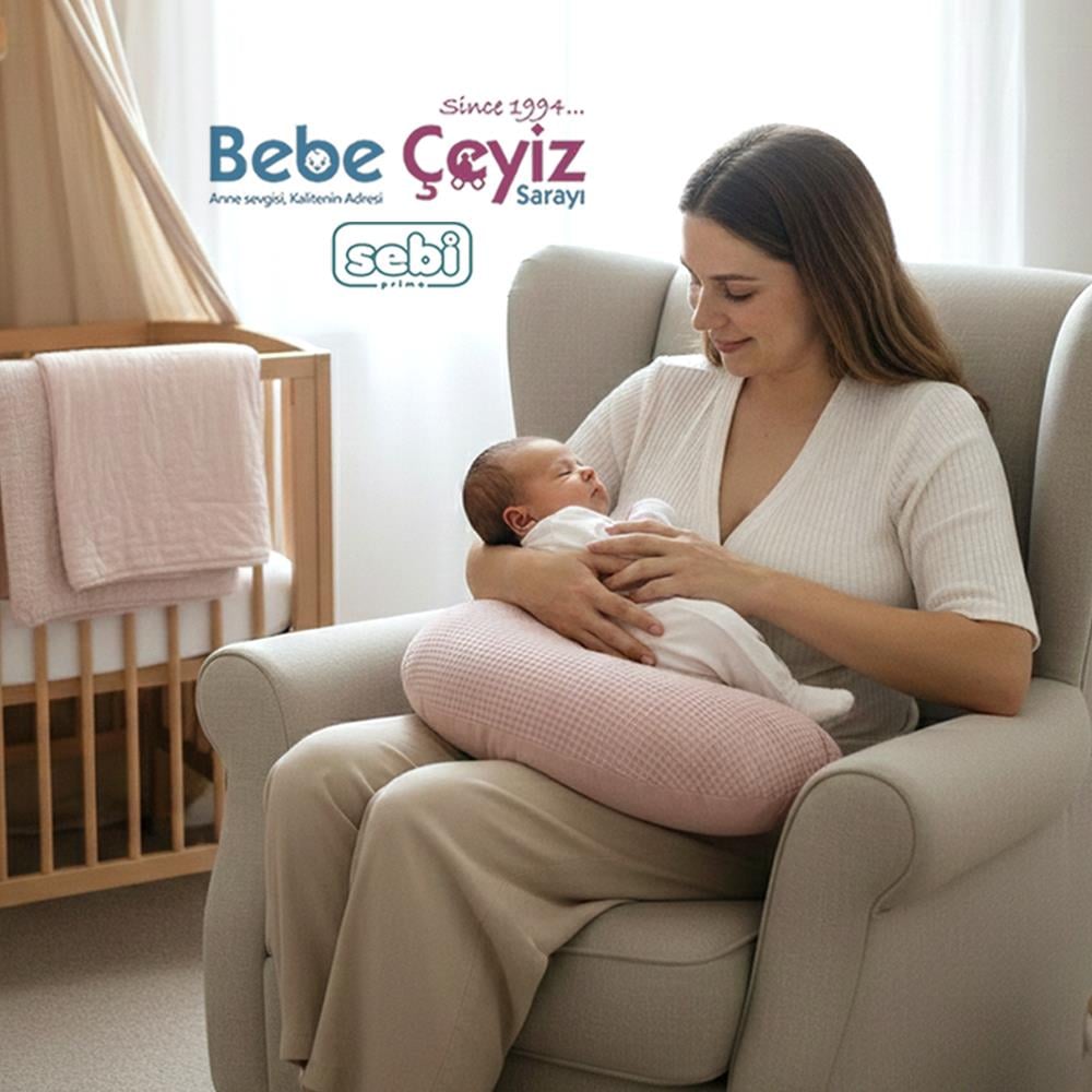 SEBİ PRİME Emzirme Minderİ Waffle ( Bej )