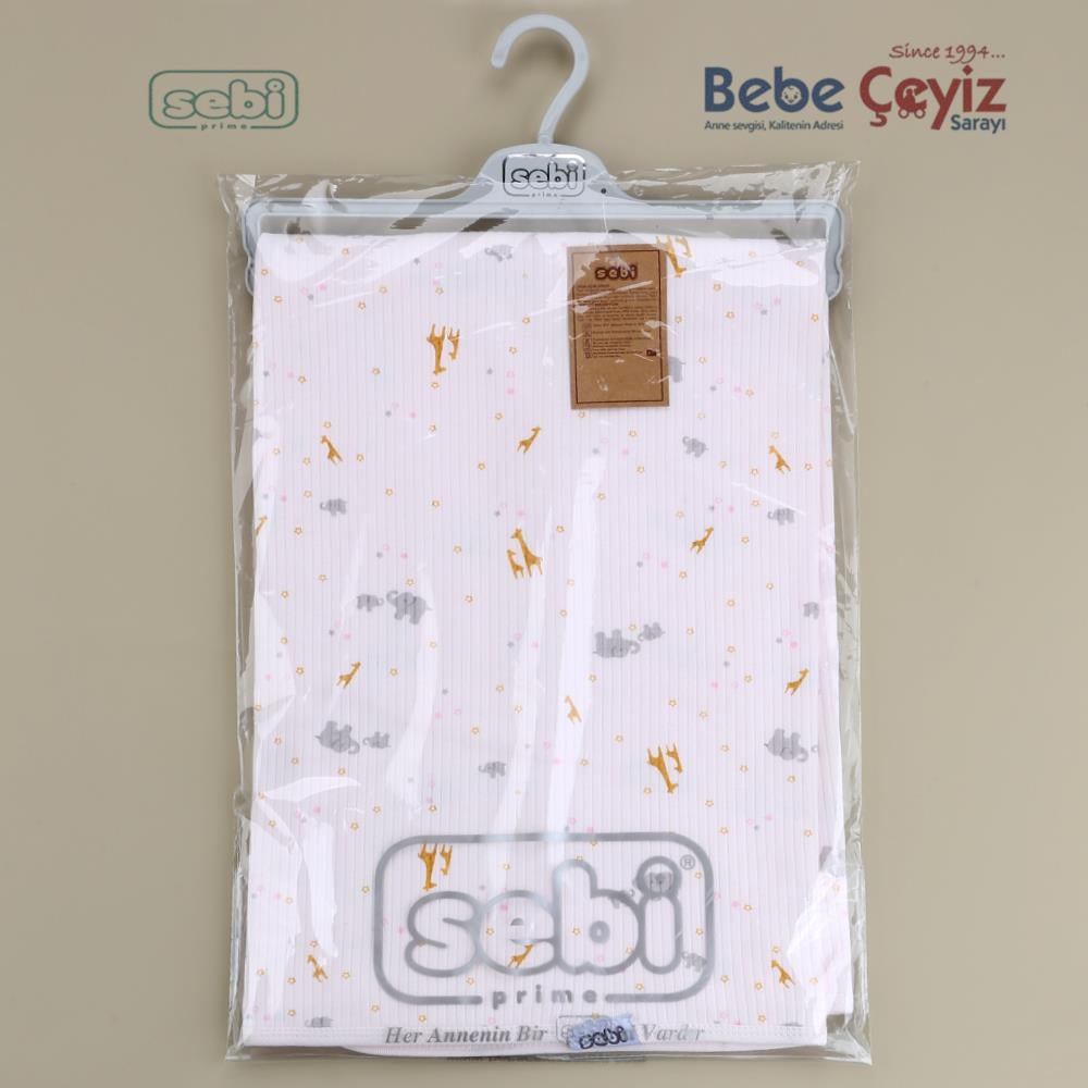 SEBİ PRİME Fil Zürafa Çift Kat Battaniye