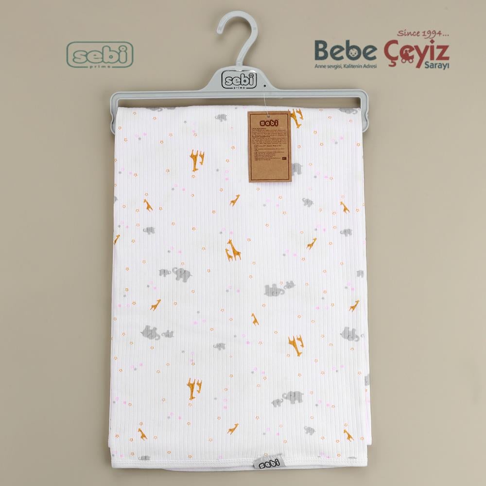 SEBİ PRİME Fil Zürafa Çift Kat Battaniye