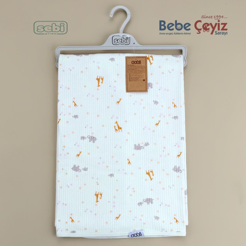 SEBİ PRİME Fil Zürafa Çift Kat Battaniye