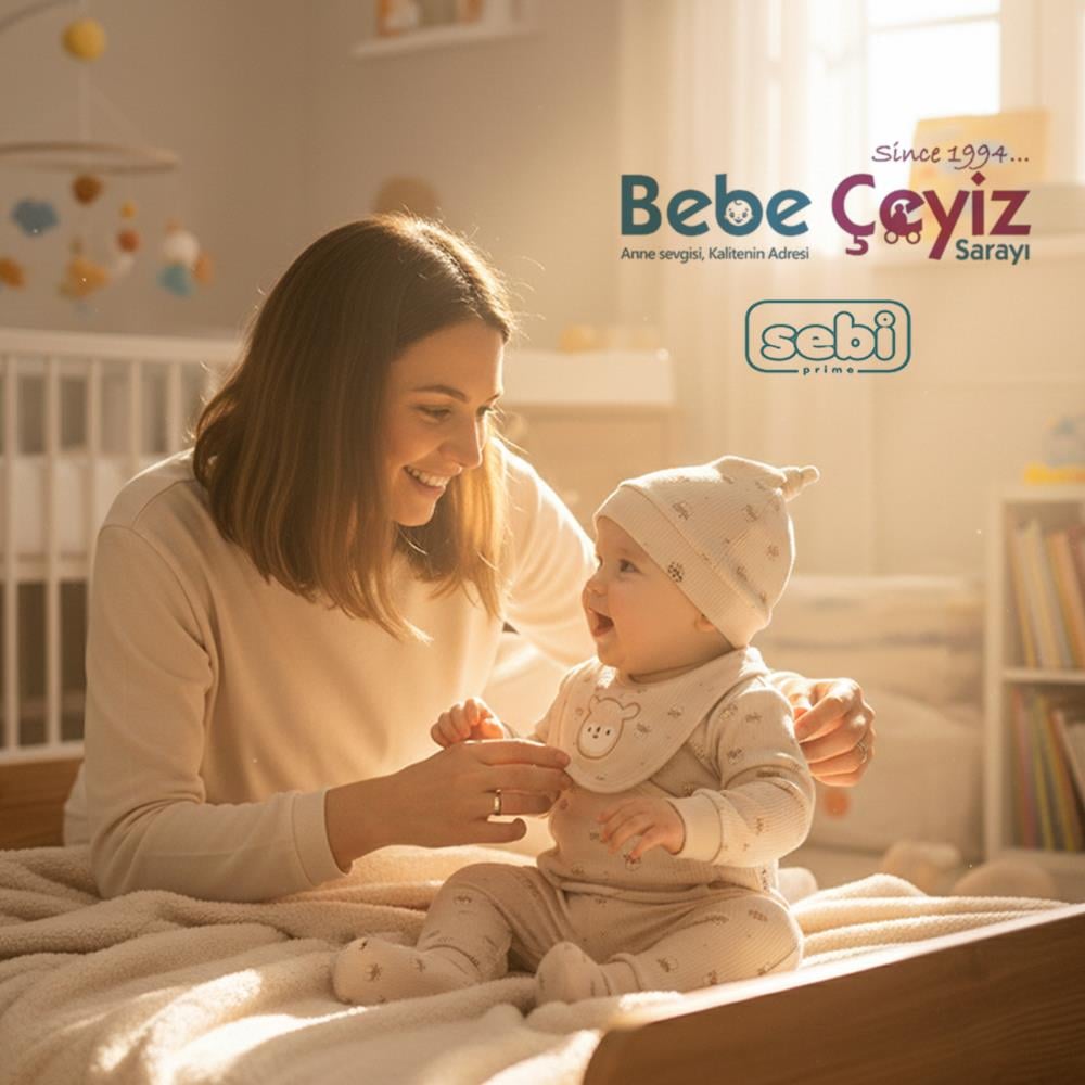 SEBİ PRİME Geyikli 5'li Hastane Çıkışı ( Bej ) (0-3 Ay)