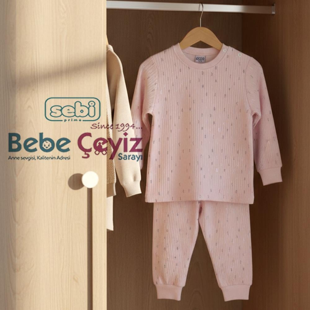 SEBİ PRİME Harfli Pijama Takımı 