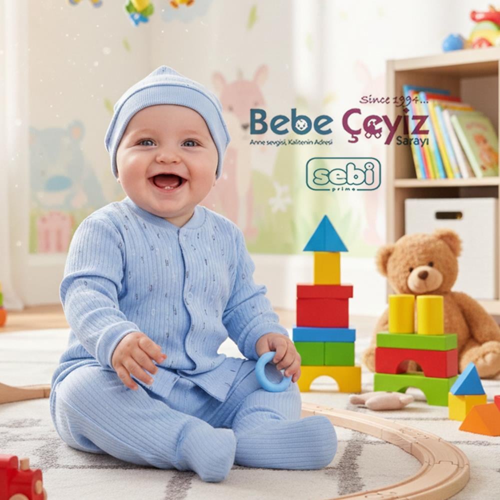 SEBİ PRİME Harfli Pijama Takımı ( 0-3 Ay )