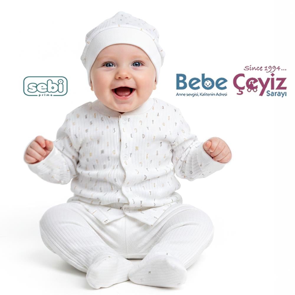 SEBİ PRİME Harfli Pijama Takımı ( 0-3 Ay )