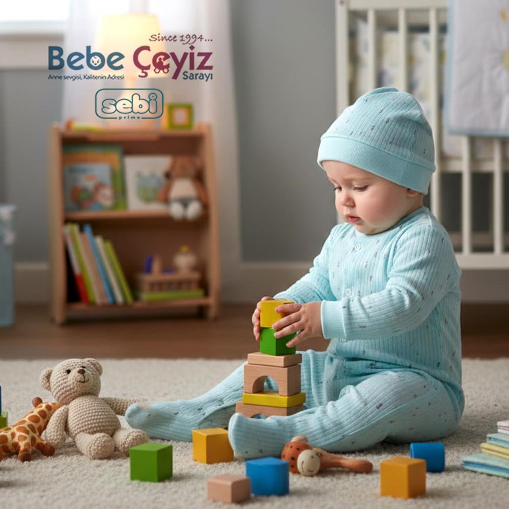 SEBİ PRİME Harfli Pijama Takımı ( 0-3 Ay )
