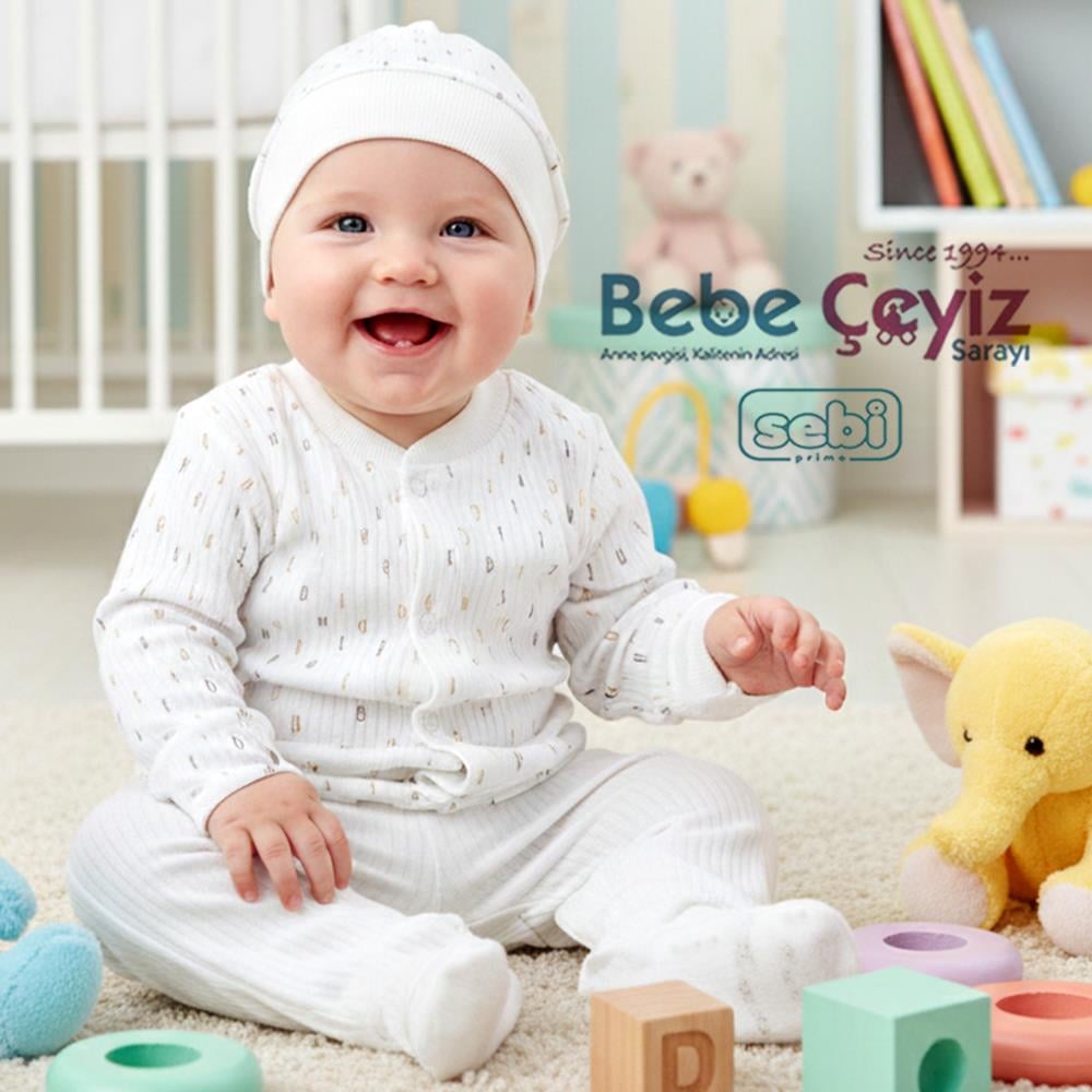 SEBİ PRİME Harfli Pijama Takımı ( 0-3 Ay )