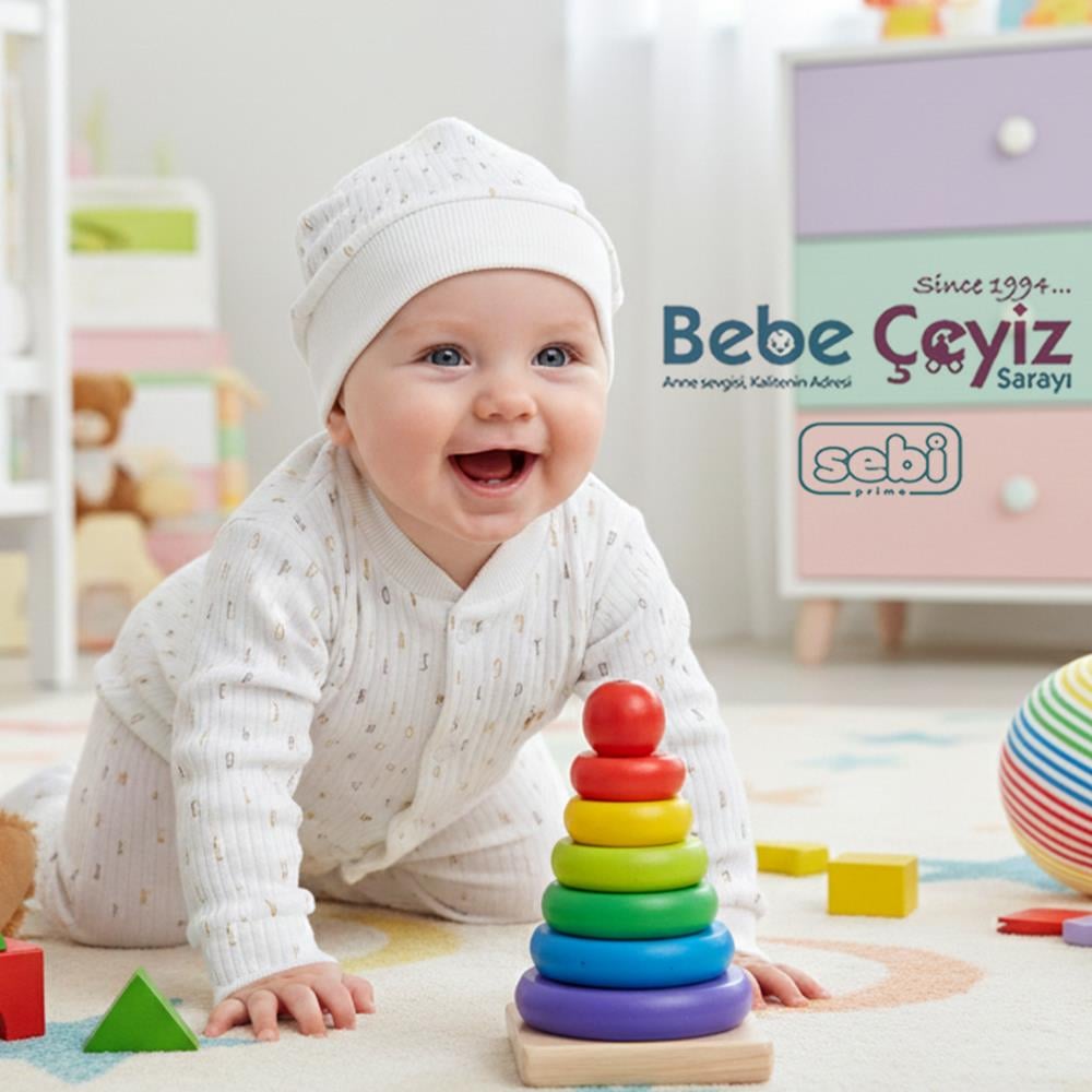 SEBİ PRİME Harfli Pijama Takımı ( 0-3 Ay )