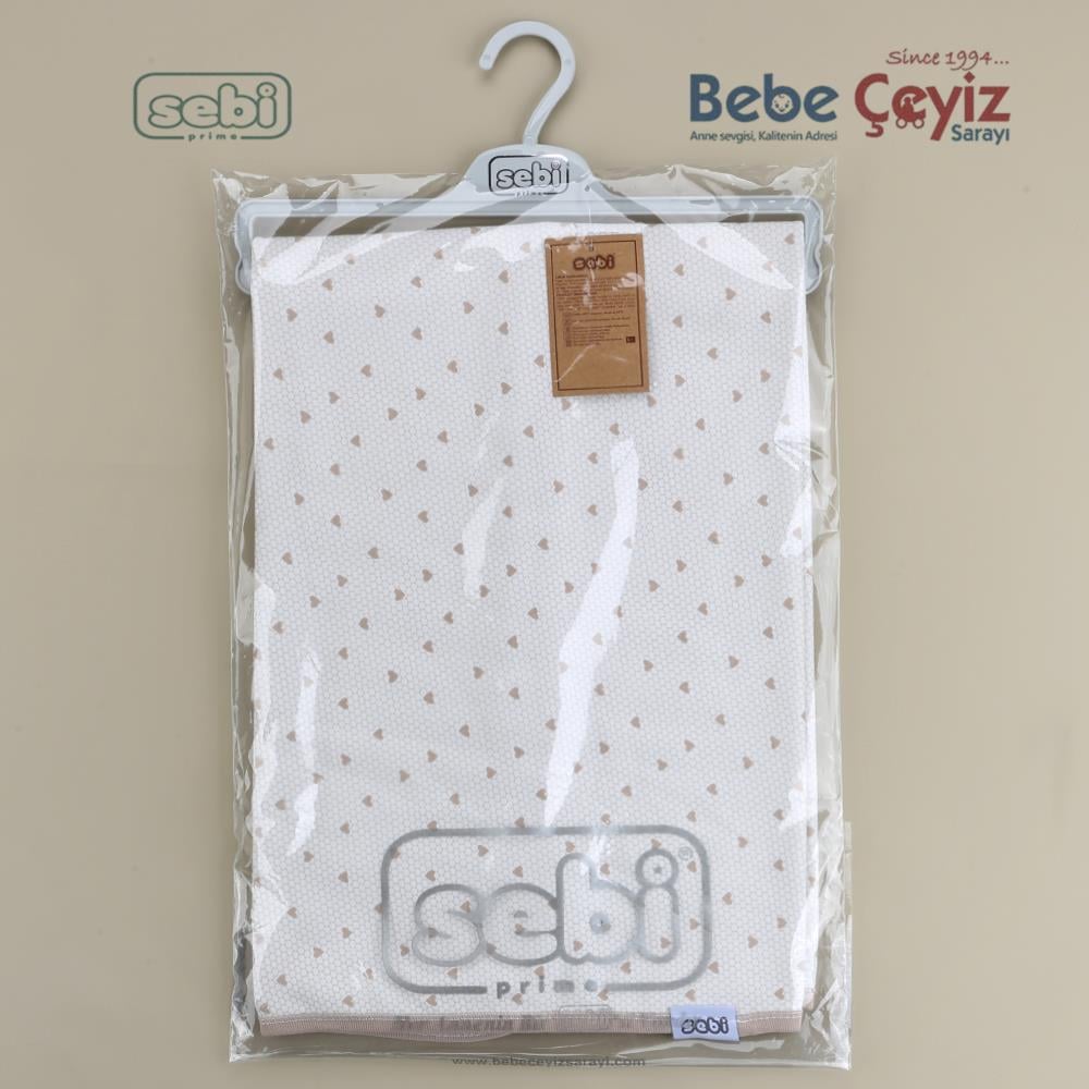 SEBİ PRİME Kalpli Çift Kat Battaniye