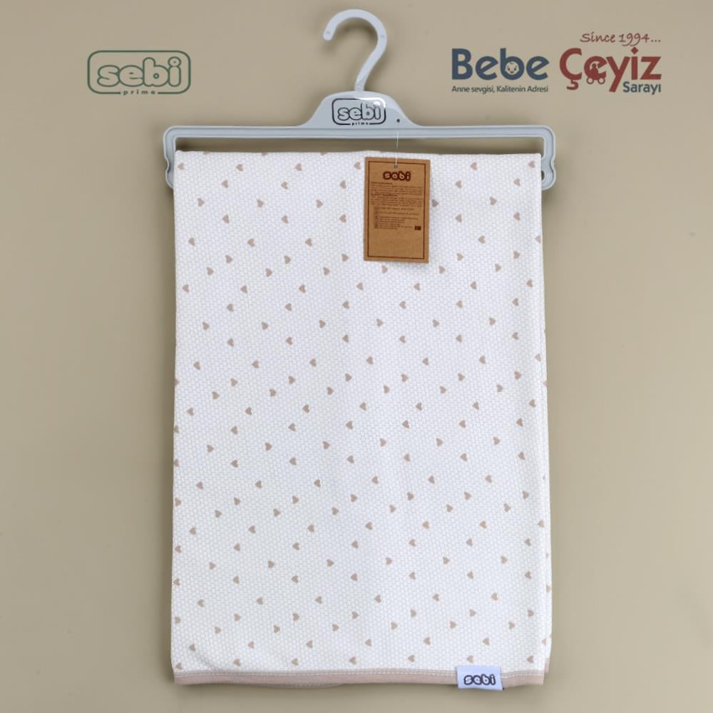 SEBİ PRİME Kalpli Çift Kat Battaniye
