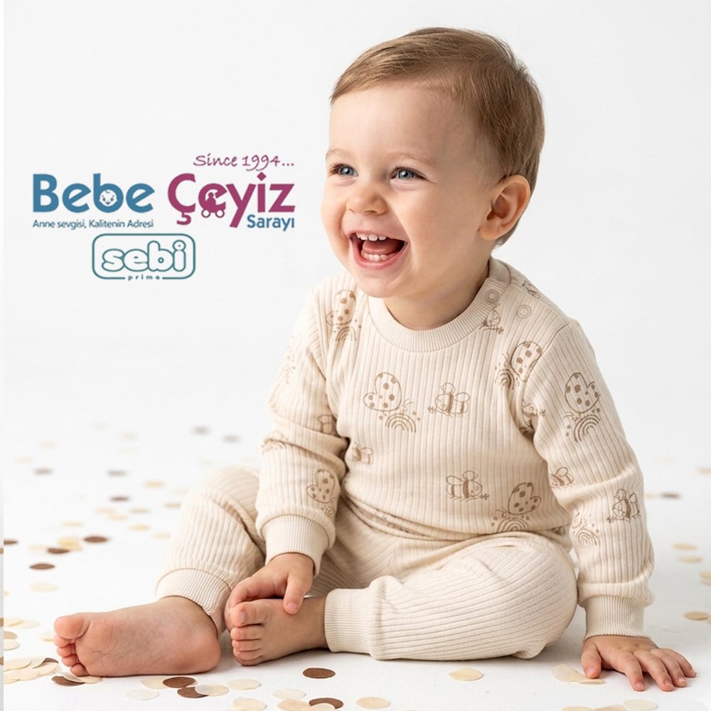SEBİ PRİME Kelebekli Pijama Takımı