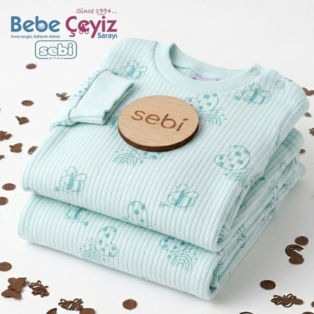 SEBİ PRİME Kelebekli Pijama Takımı