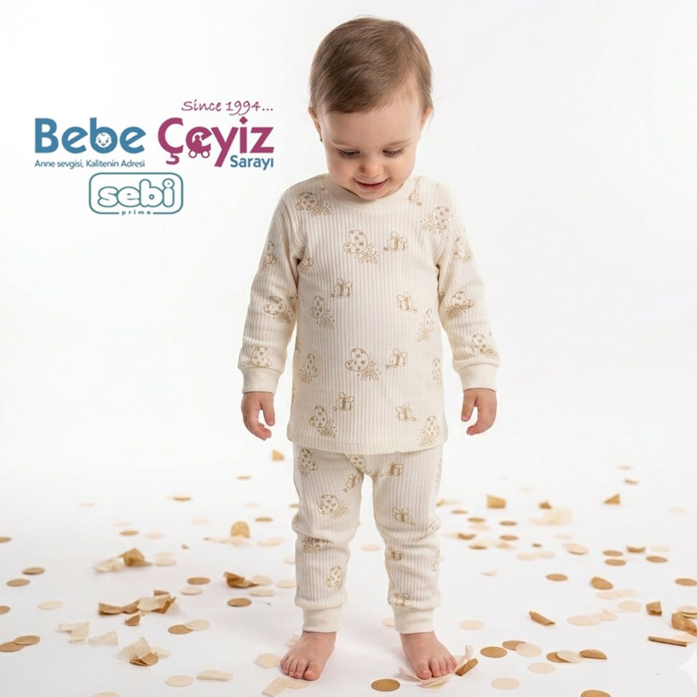 SEBİ PRİME Kelebekli Pijama Takımı