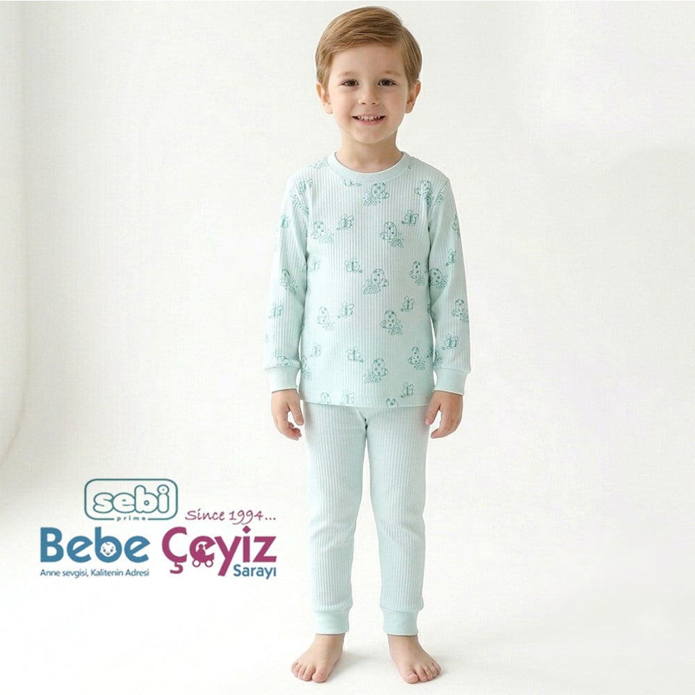 SEBİ PRİME Kelebekli Pijama Takımı
