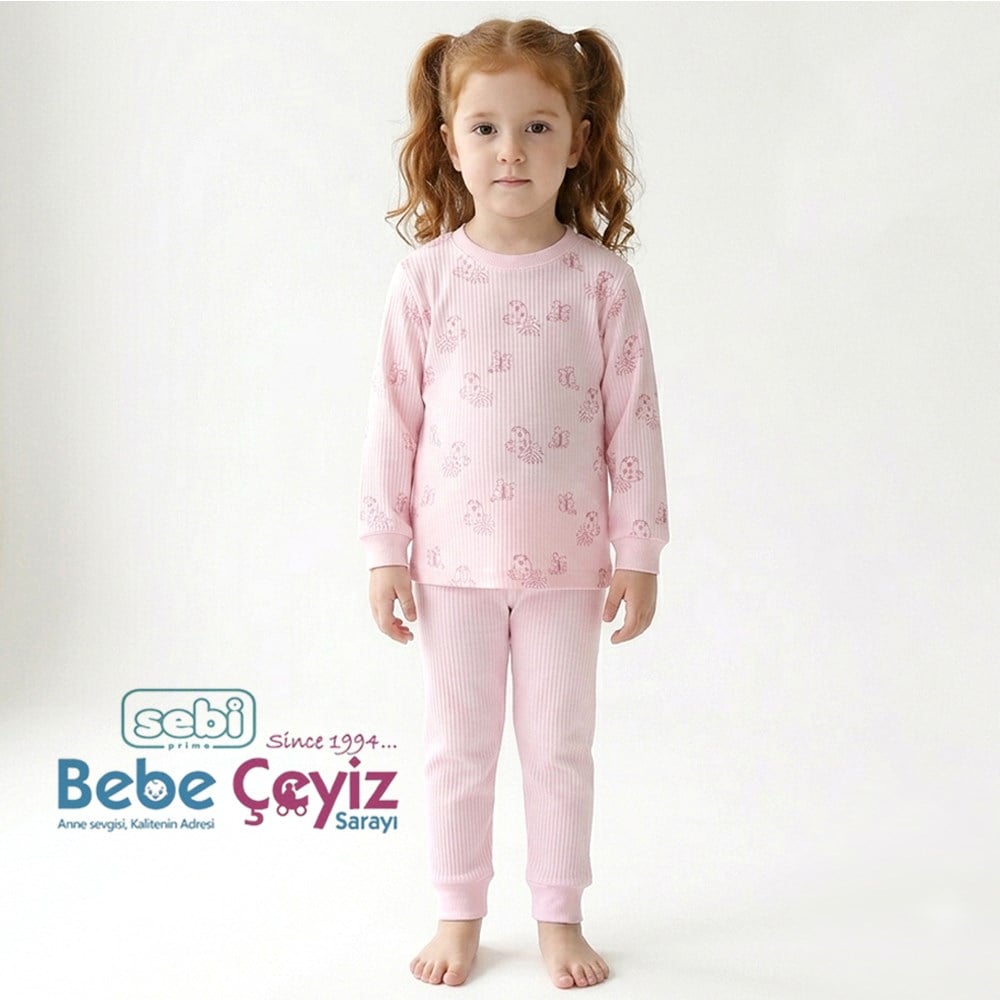 SEBİ PRİME Kelebekli Pijama Takımı