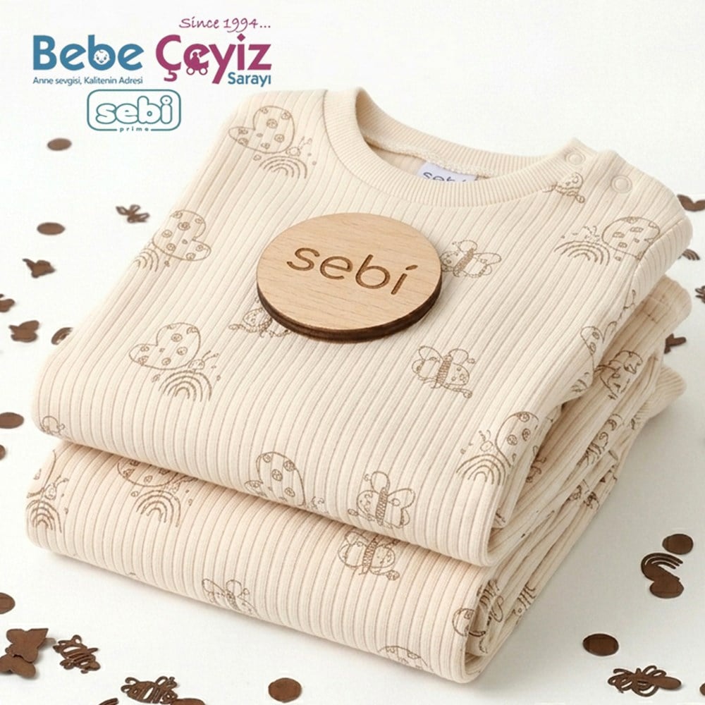SEBİ PRİME Kelebekli Pijama Takımı
