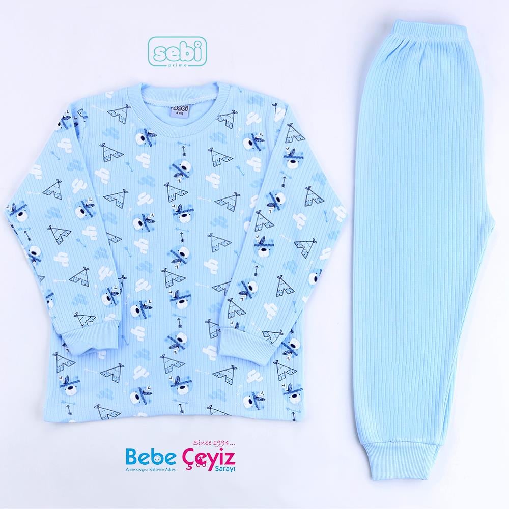 SEBİ PRİME Kızılderi Ayıcık Pijama Takımı