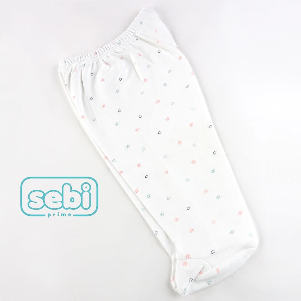 SEBİ PRIME Mini Çiçekli Patikli Pijama Takım (0-3 Ay)