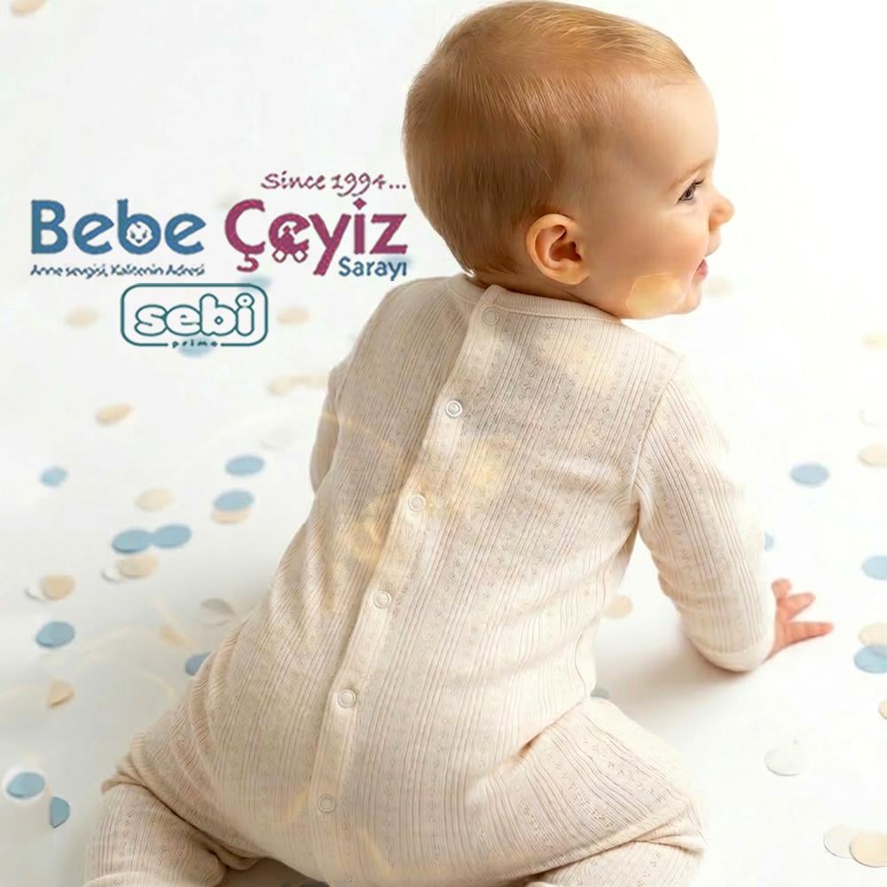 SEBİ PRİME Patikli Çiçekli Tulum ( Bej )