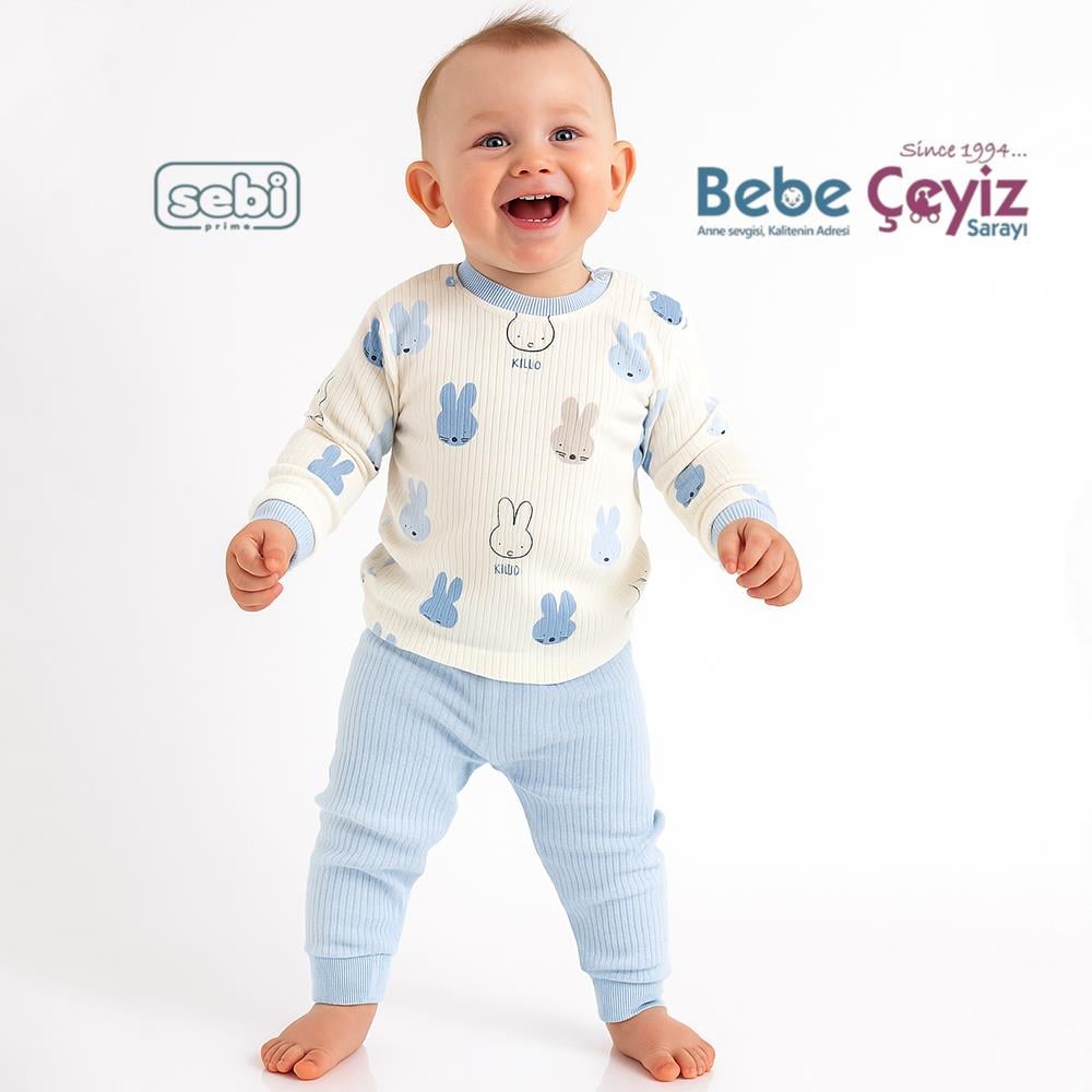 SEBİ PRİME Tavşanlı Pijama Takımı