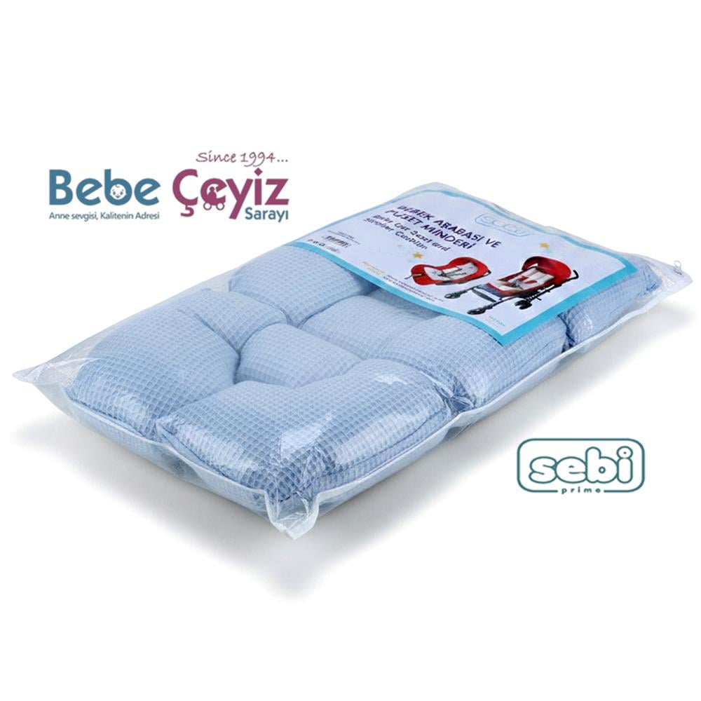 SEBİ PRİME Waffle Puset Minderi ( Mavi )