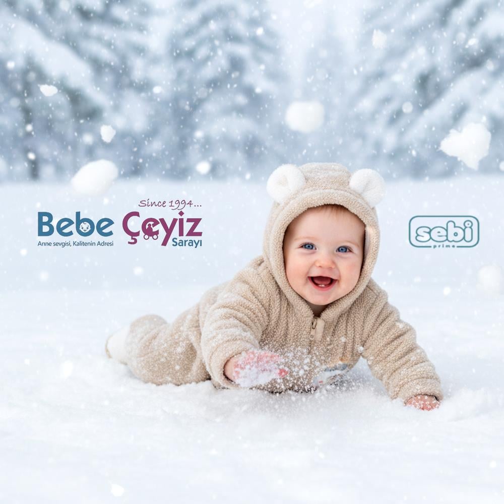 SEBİ PRİME Welsoft Kapüşonlu Patikli Tulum ( Bej )