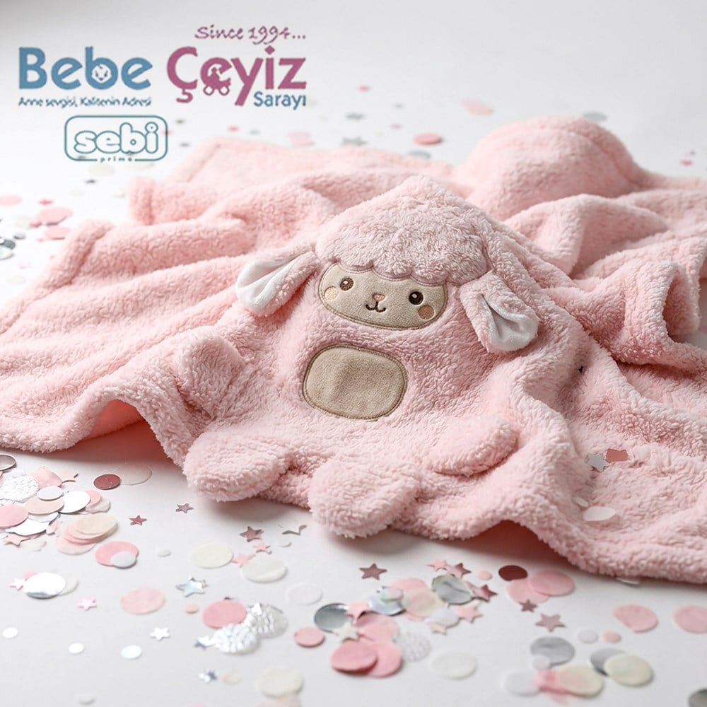 SEBİ PRİME Welsoft Kuzu Battaniye ( Somon )