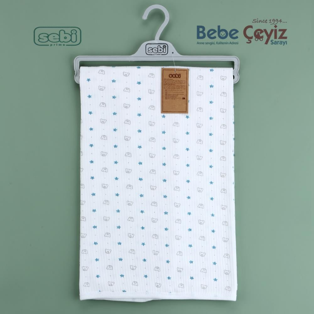 SEBİ PRİME Yıldızlı Ayıcık Çift Kat Battaniye