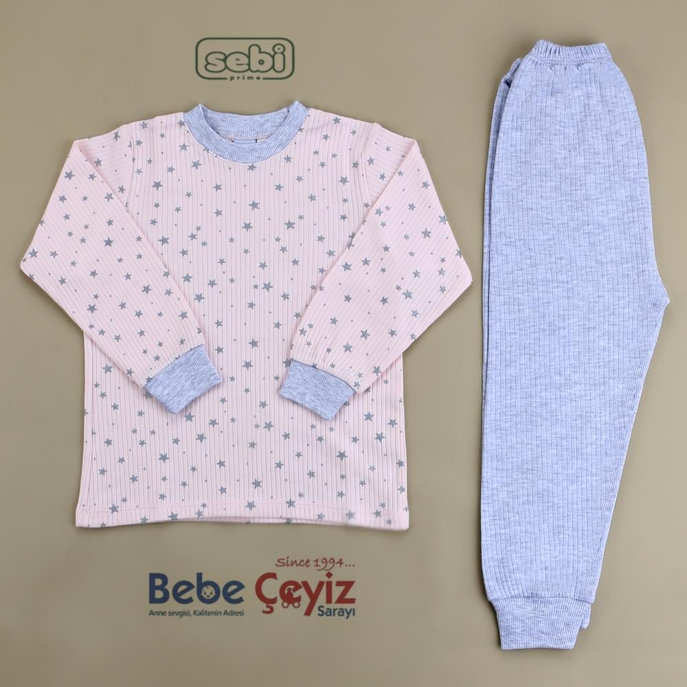 SEBİ PRİME Yıldızlı Pijama Takım 