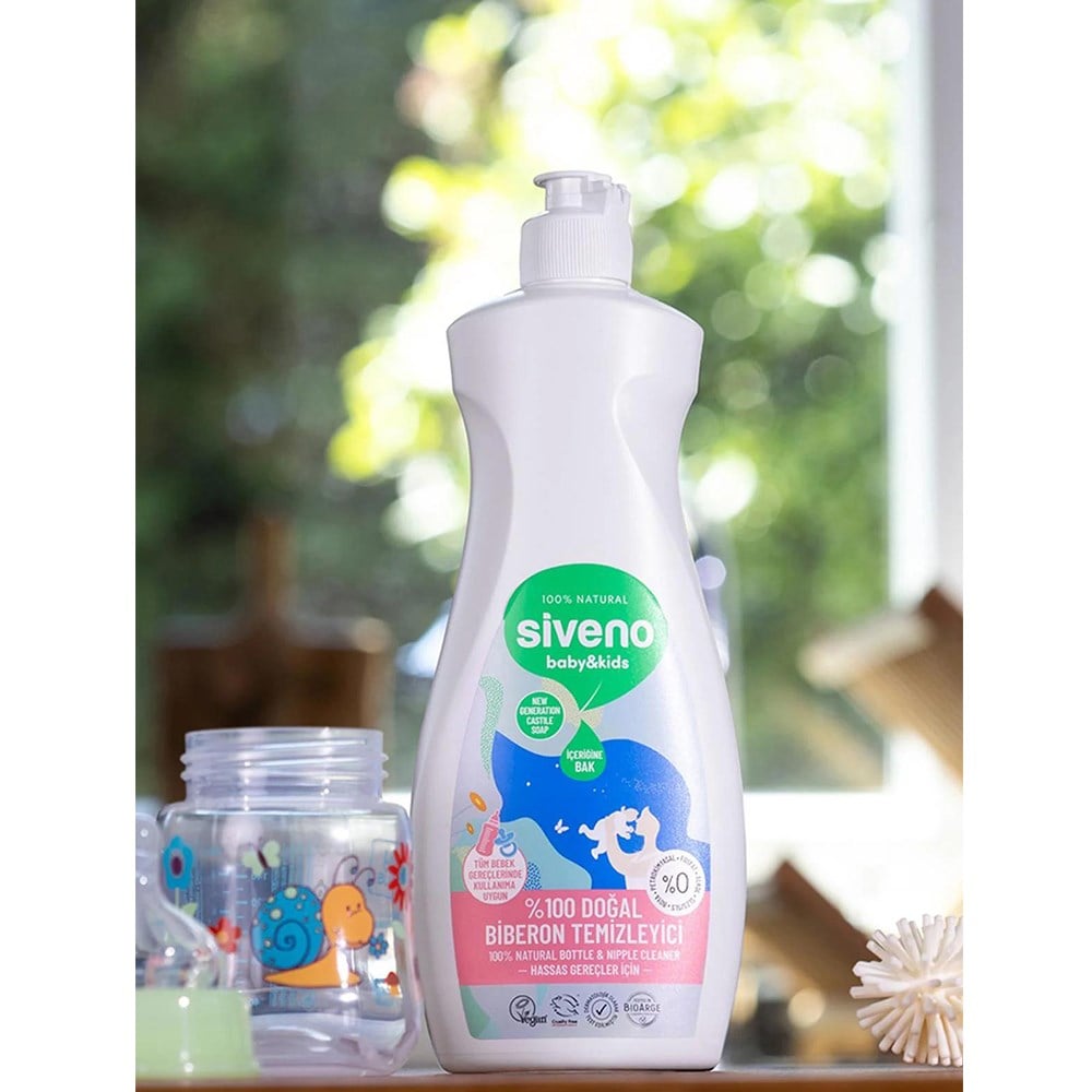 Temizleyici...%100 Doğal Emzik Biberon 500 Ml