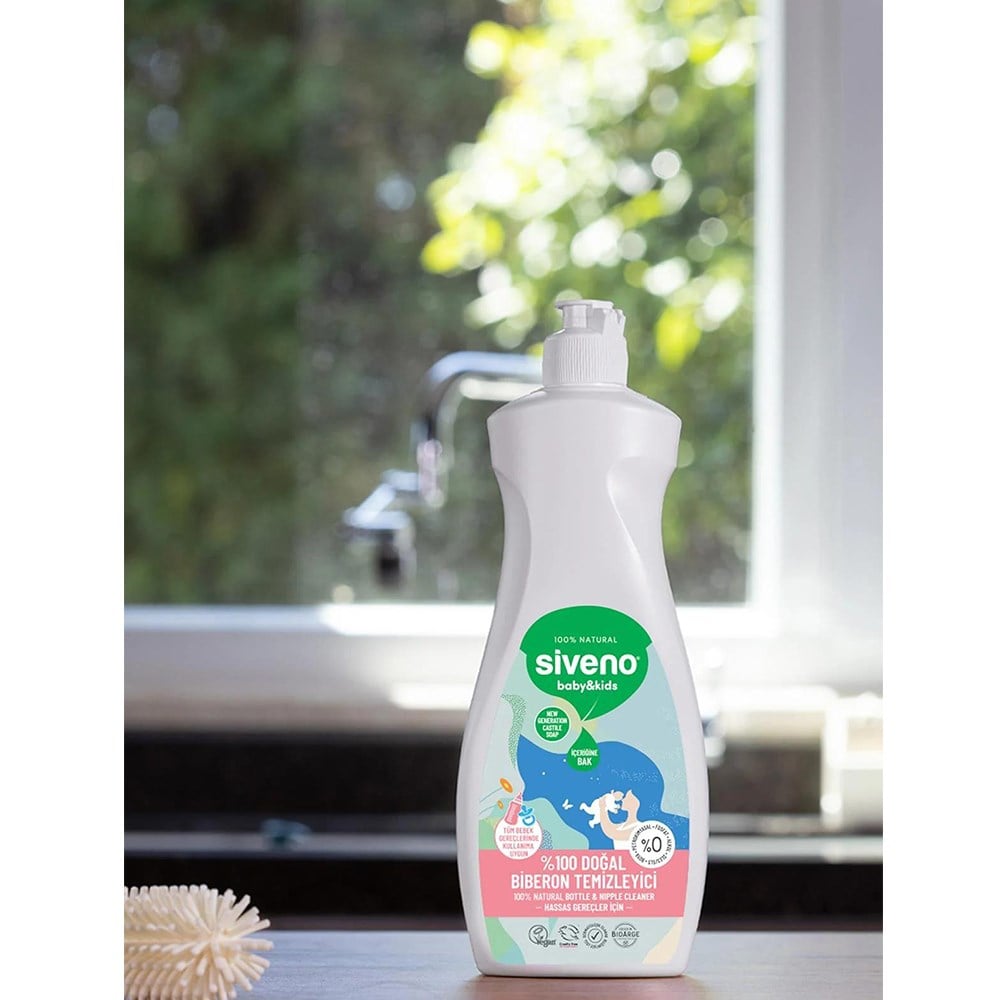 Temizleyici...%100 Doğal Emzik Biberon 500 Ml