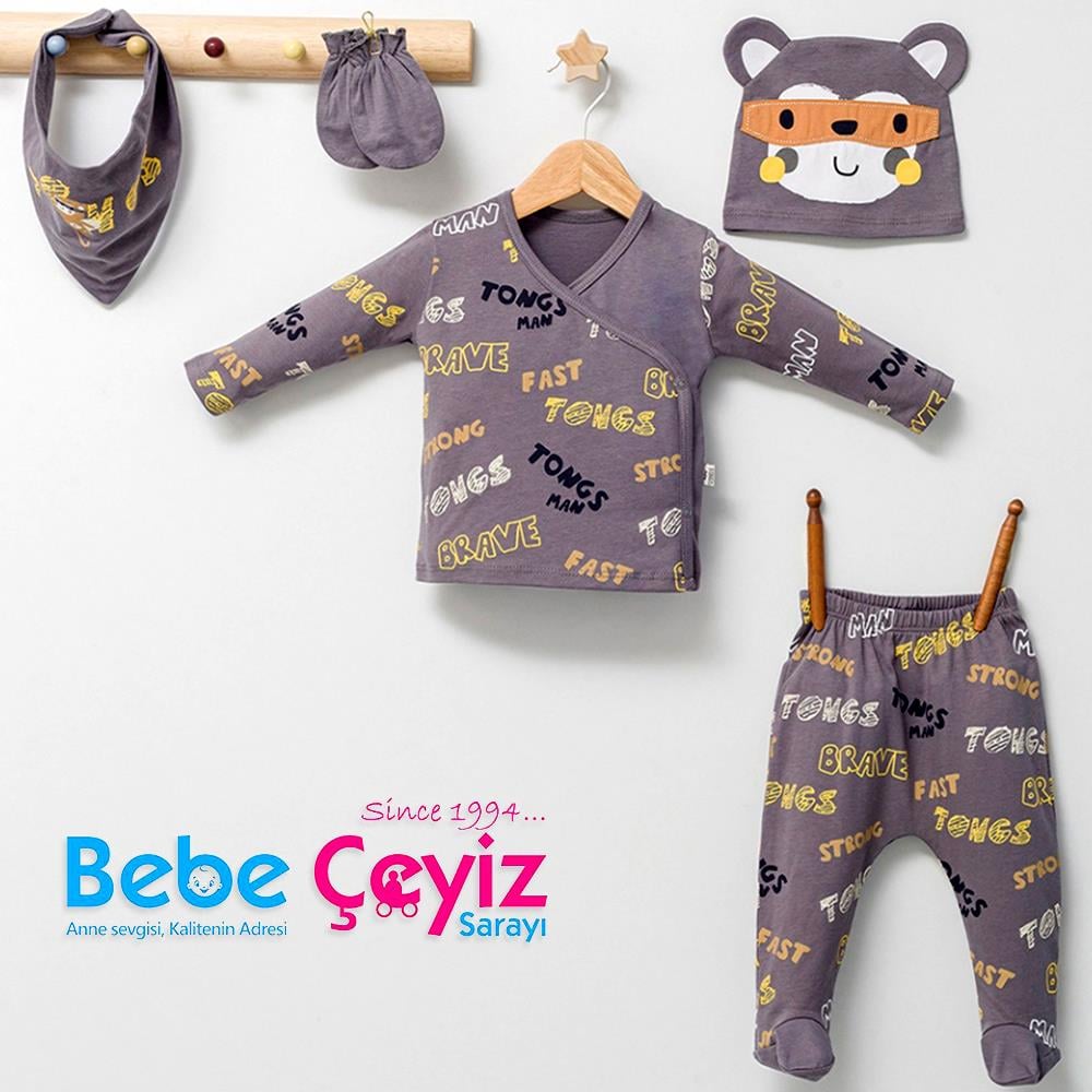 Tongs Baby 5'Li Hastane Çıkışı (0-3Ay)