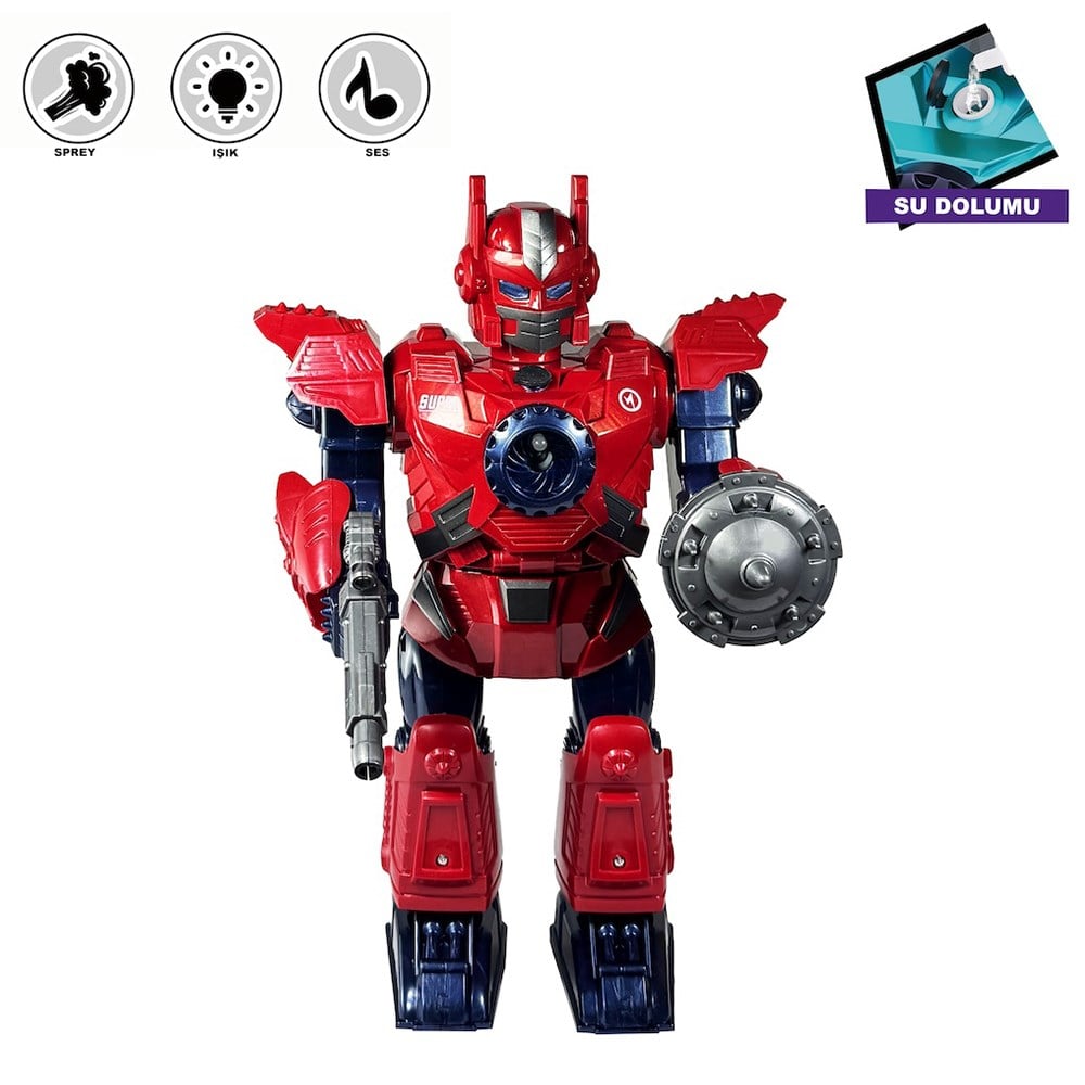 VARDEM OYUNCAK Işıklı Müzizli Buhar Atan Robot