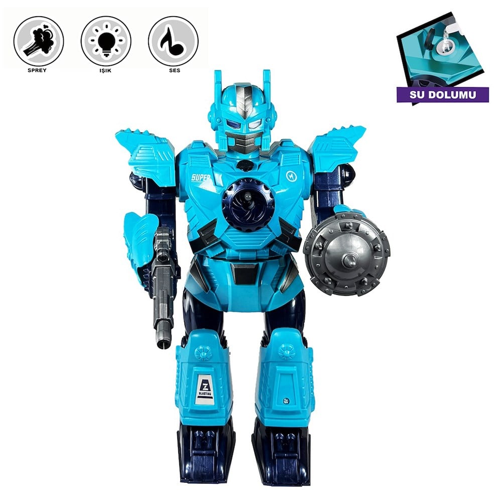 VARDEM OYUNCAK Işıklı Müzizli Buhar Atan Robot