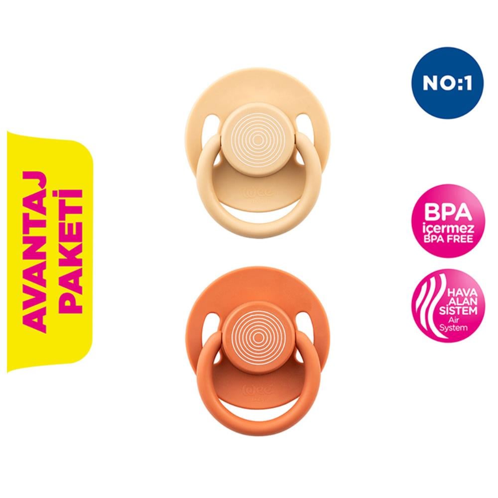 WEE BABY 2'li  Emzik Cool No:1 (0-6 Ay)