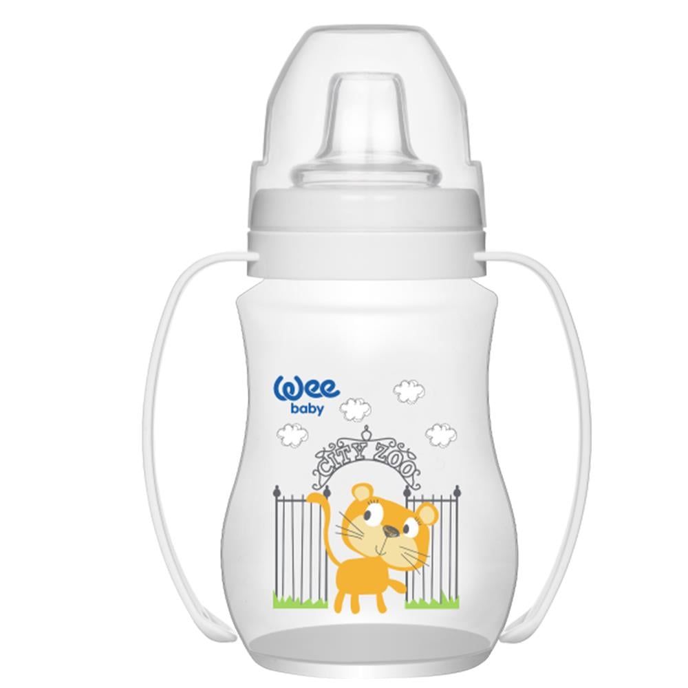 Wee Baby Antikolik Akıtmaz Kulplu PP Bardak 250ml (6Ay+)