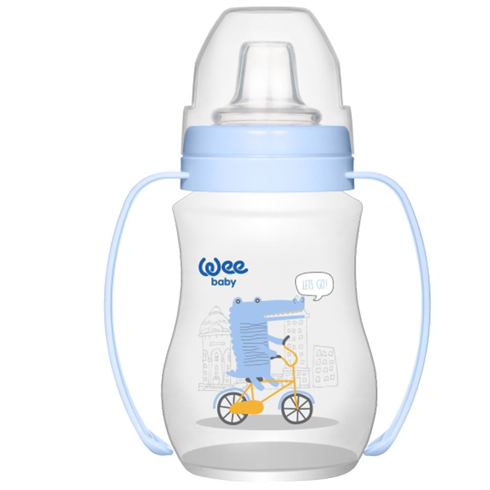 Wee Baby Antikolik Akıtmaz Kulplu PP Bardak 250ml (6Ay+)