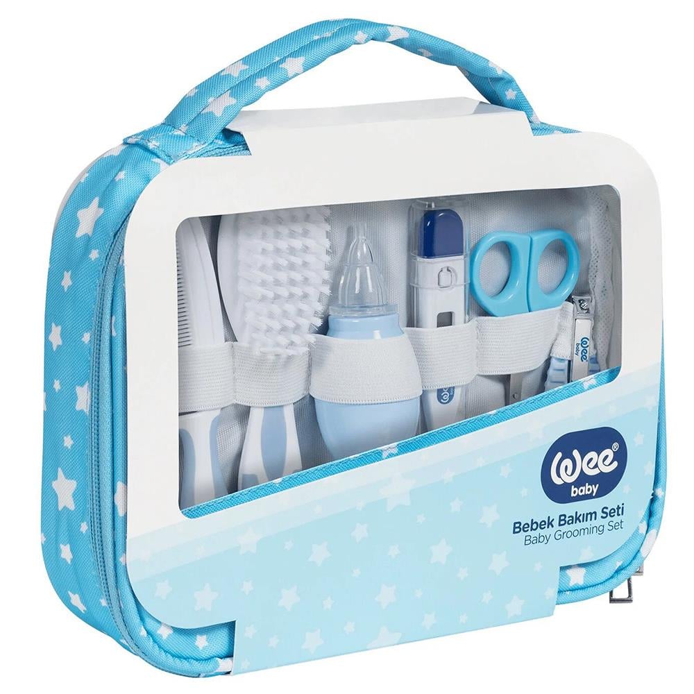 Wee Baby Bebek Bakım Seti (Mavi)