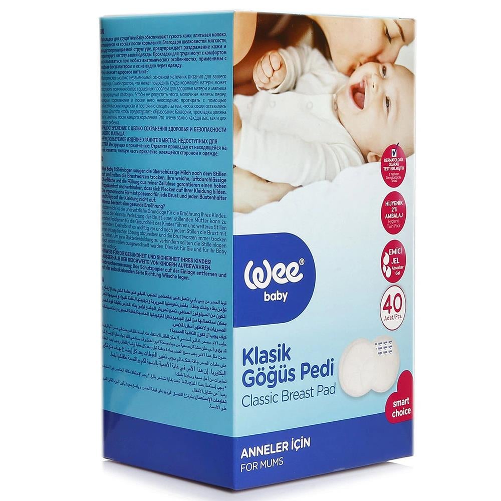 Wee Baby Klasik Göğüs Pedi (40'lı)
