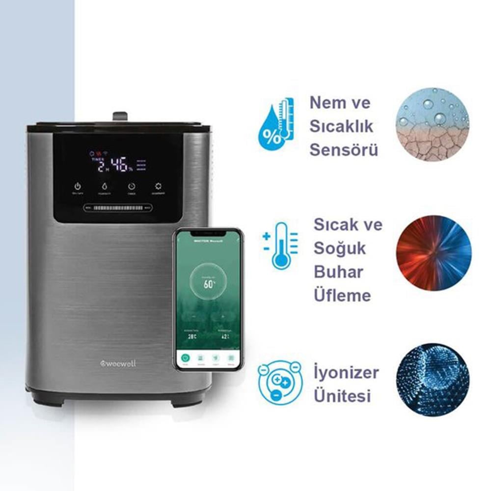 Weewell İyonizerli Sıcak-Soğuk Buhar Makinesi WHC752