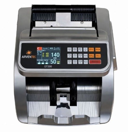 Arventec GT200 TL/EURO Kağıt Para Sayma Makinesi