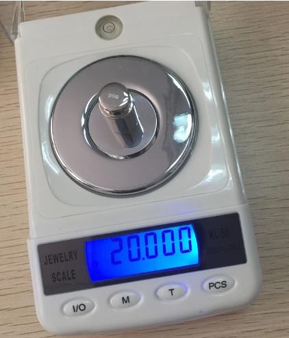 KL-50 Model 1 mg. Hassas gümüş terazisi