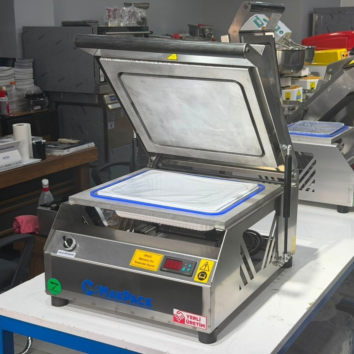MakPack MP-420-P Küvet Tabak Kapatma Makinesi 325x265 mm
