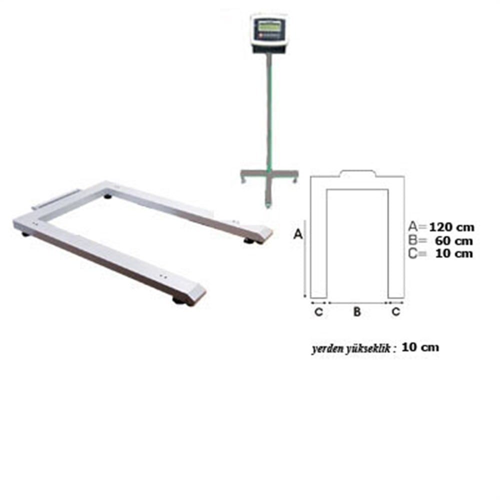 U Tipi Palet Baskülü MLB1005 Model