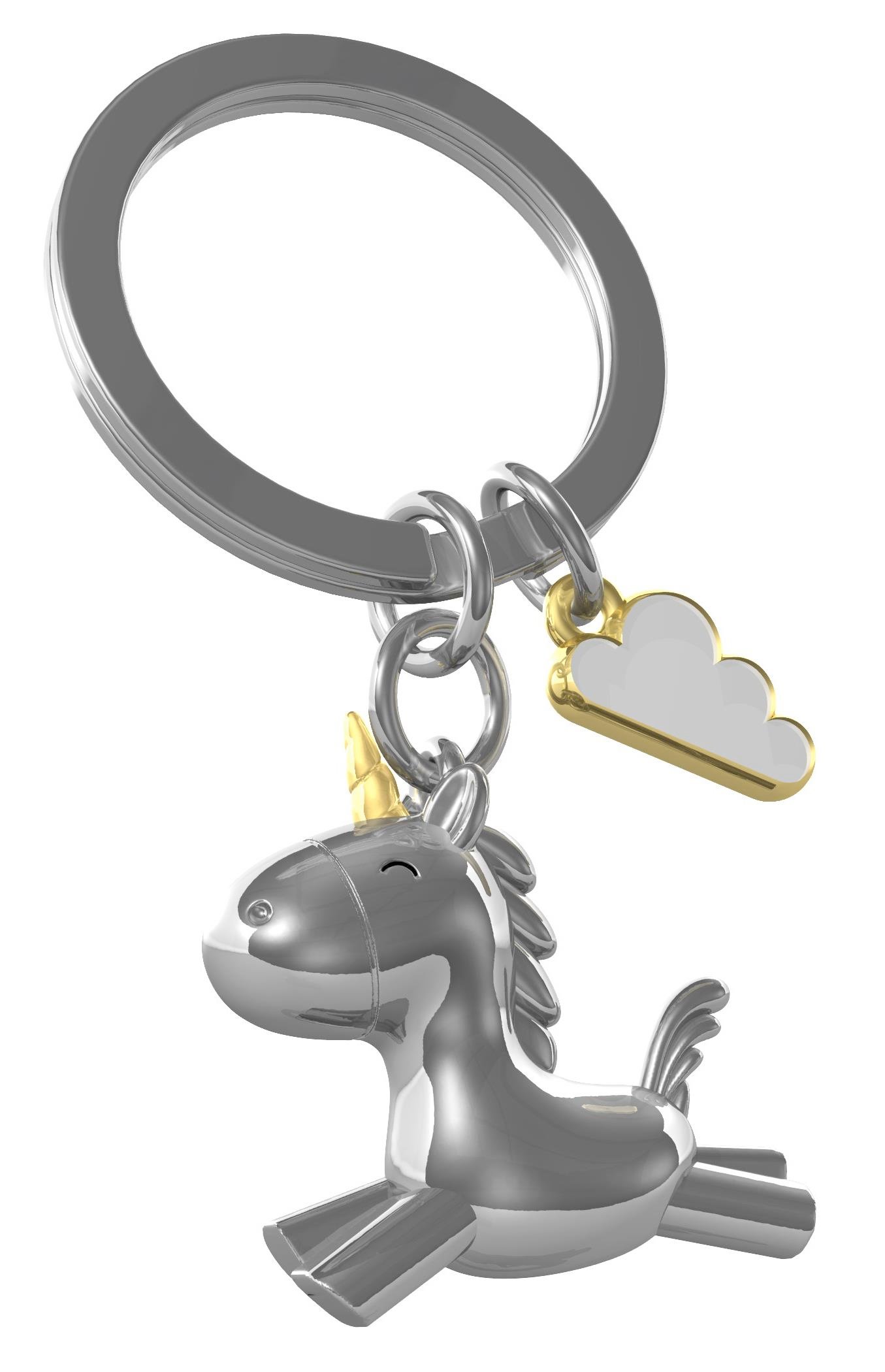 3D Uçan Unicorn Anahtarlık