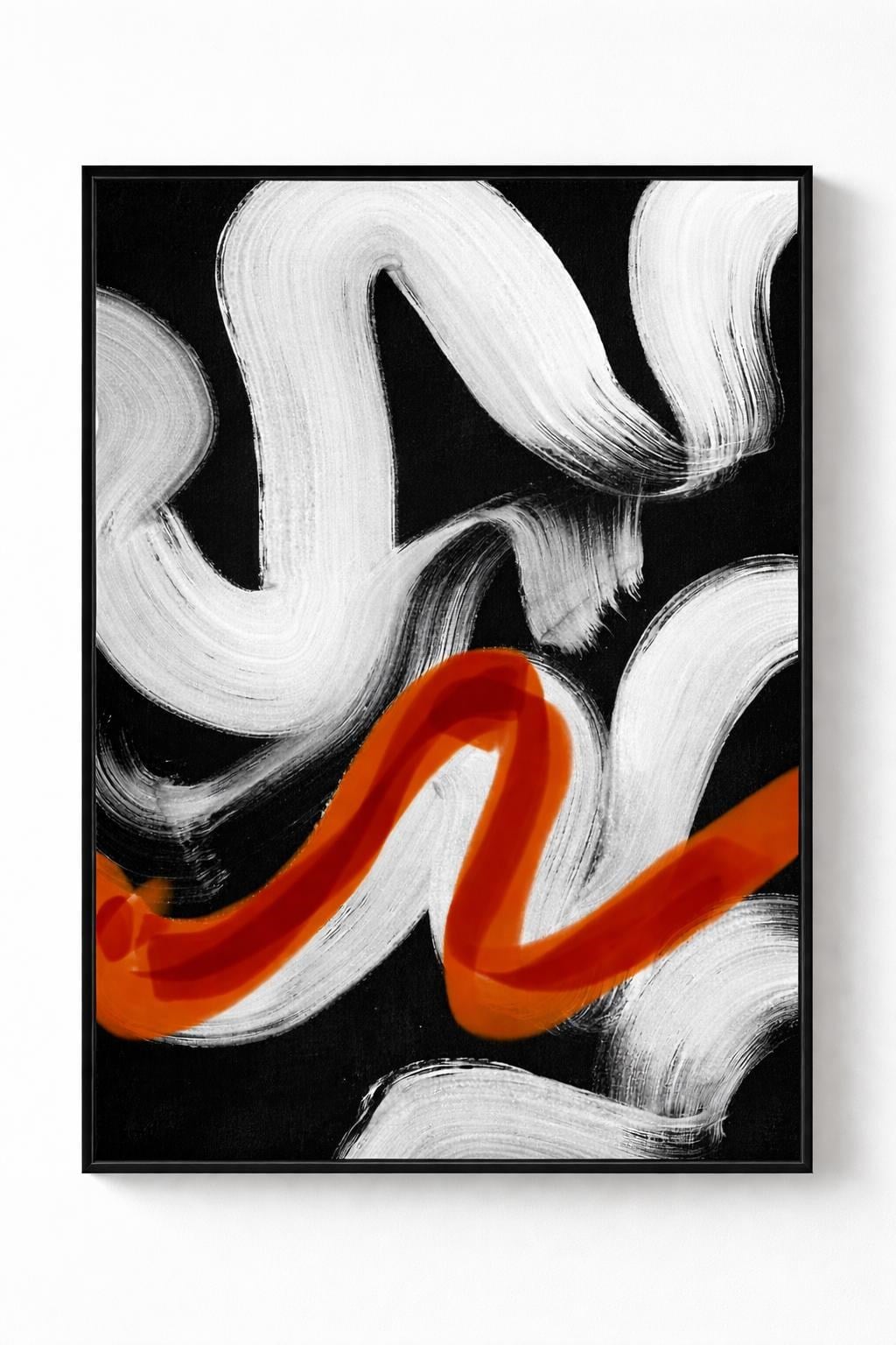 Akış Serisi No:1 El Yapımı Tablo