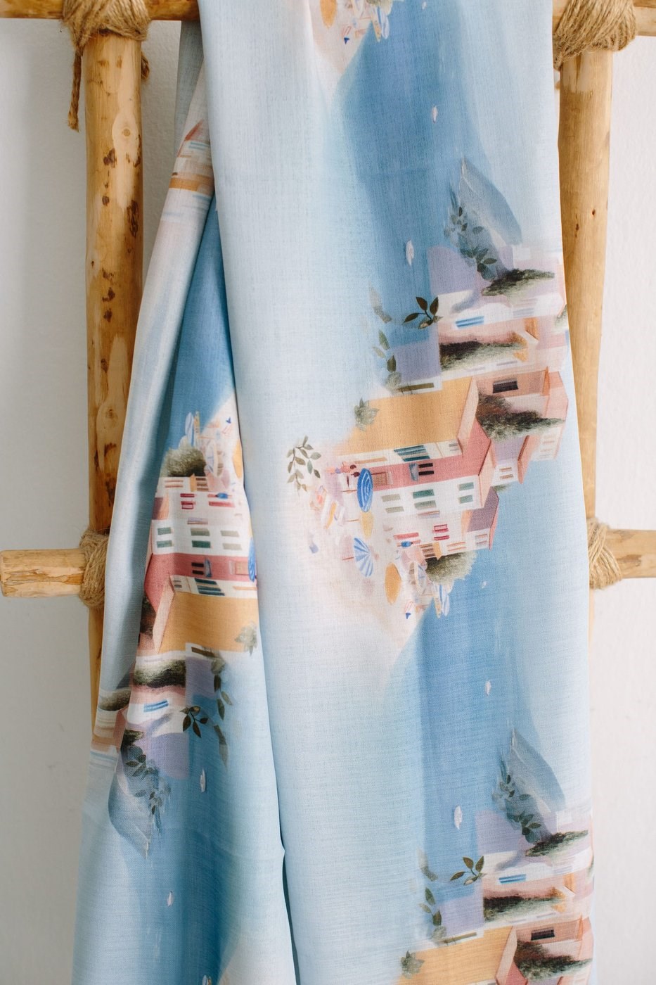 Amalfi Keten Bandana & Pareo | Pure Paris