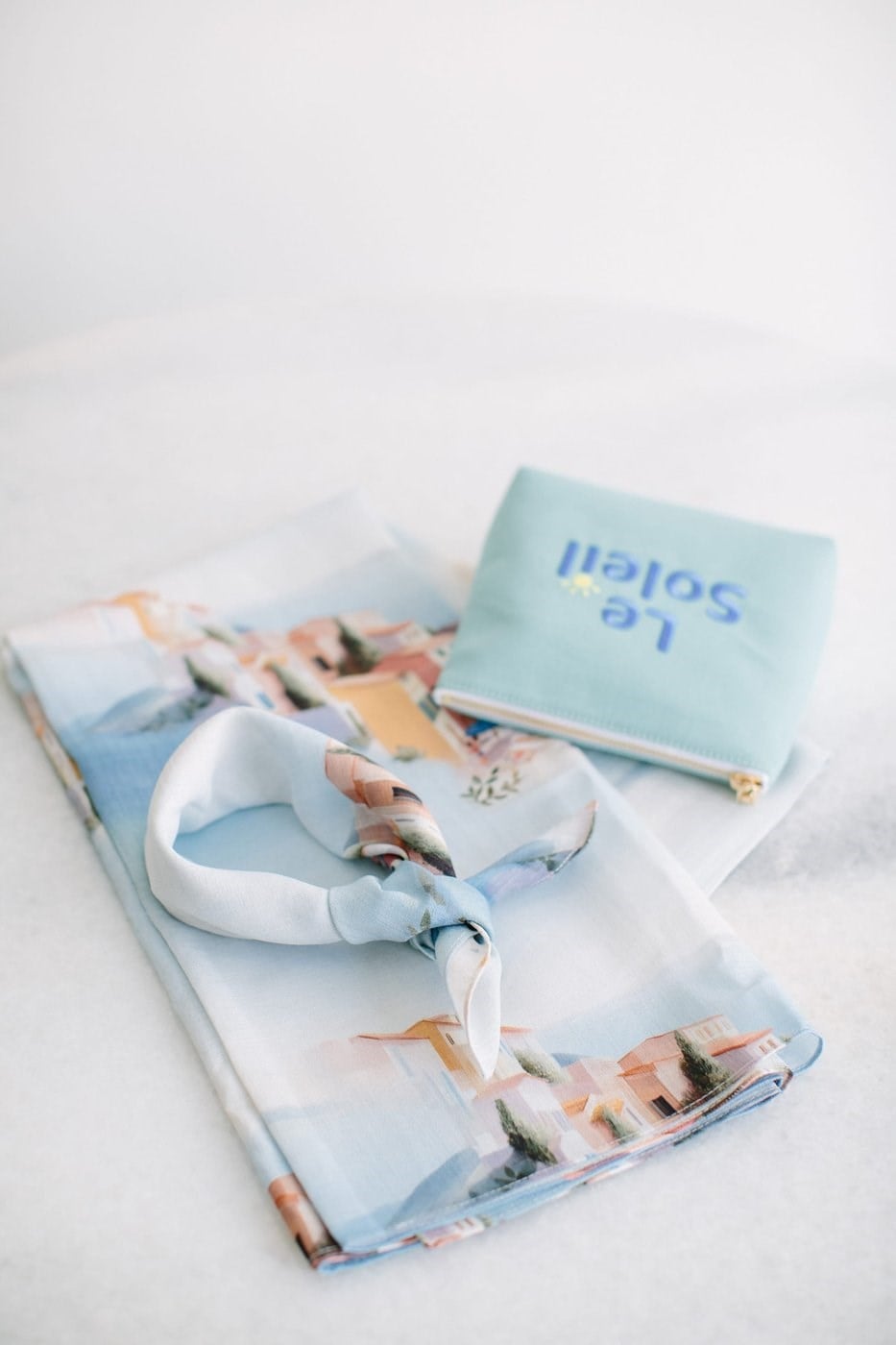 Amalfi Keten Bandana & Pareo | Pure Paris