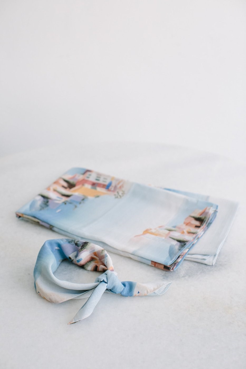 Amalfi Keten Bandana & Pareo | Pure Paris