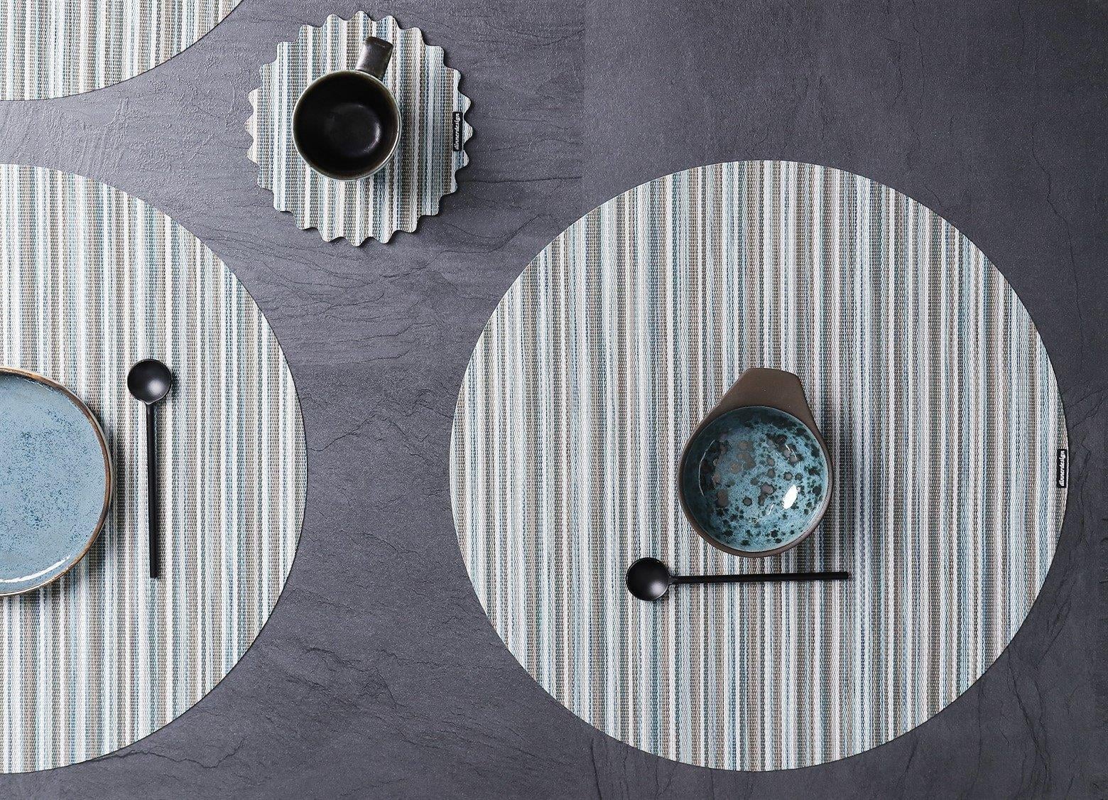 Amerikan Servis Yuvarlak Stripe
